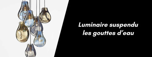 tendance suspension goutte d'eau