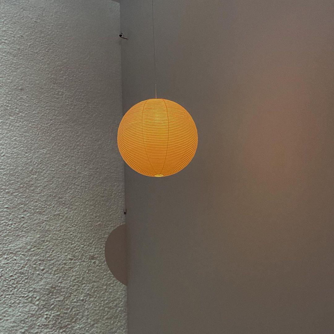 Suspension japonaise boule papier design moderne