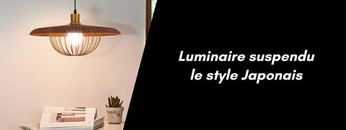 luminaire suspendu style japonais