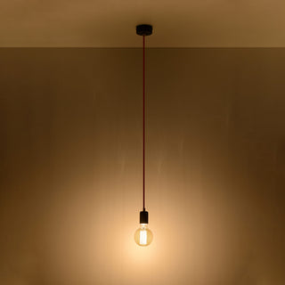 Lampe suspendue EDISON noire