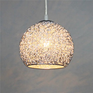 Suspension design moderne multicolore en aluminium texturé