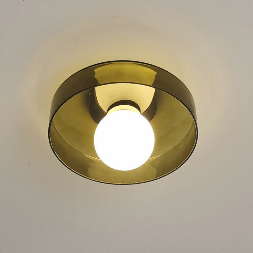 Plafonnier design moderne en verre coloré Sorlin