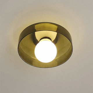 Plafonnier design moderne en verre coloré Sorlin