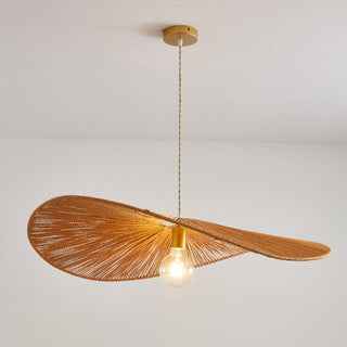 Suspension Japonaise Corde Naturelle Chapeau de Paille
