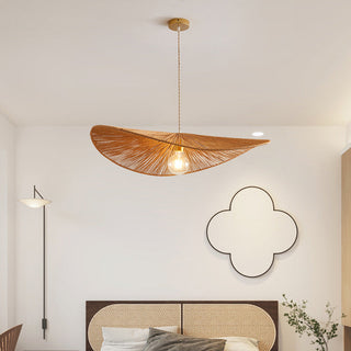 Suspension Japonaise Corde Naturelle Chapeau de Paille