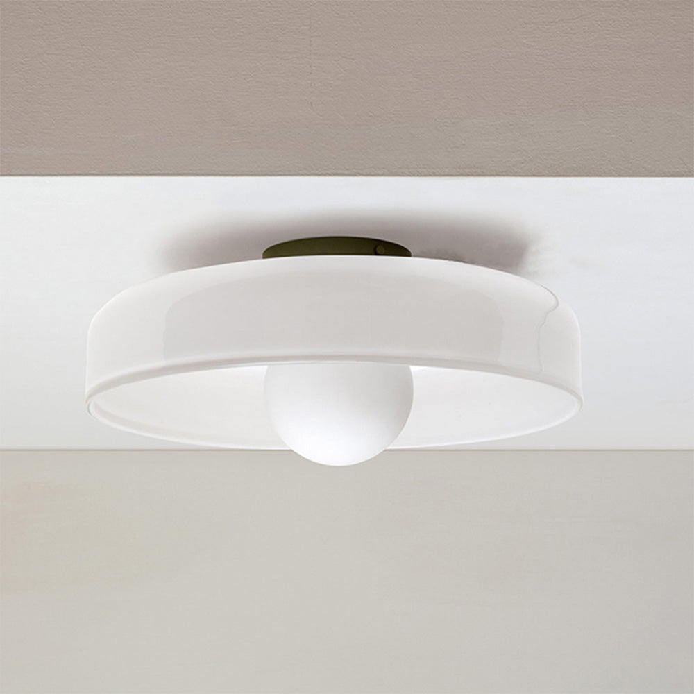Plafonnier design moderne en verre coloré Sorlin