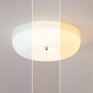 Plafonnier LED nordique en verre jaune moderne