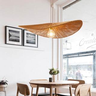 Suspension Japonaise Corde Naturelle Chapeau de Paille