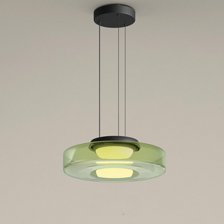 Suspension moderne verre design style Bauhaus
