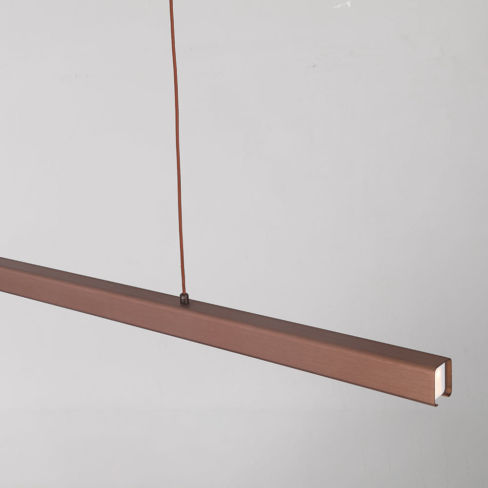 Suspension LED design moderne en métal noir