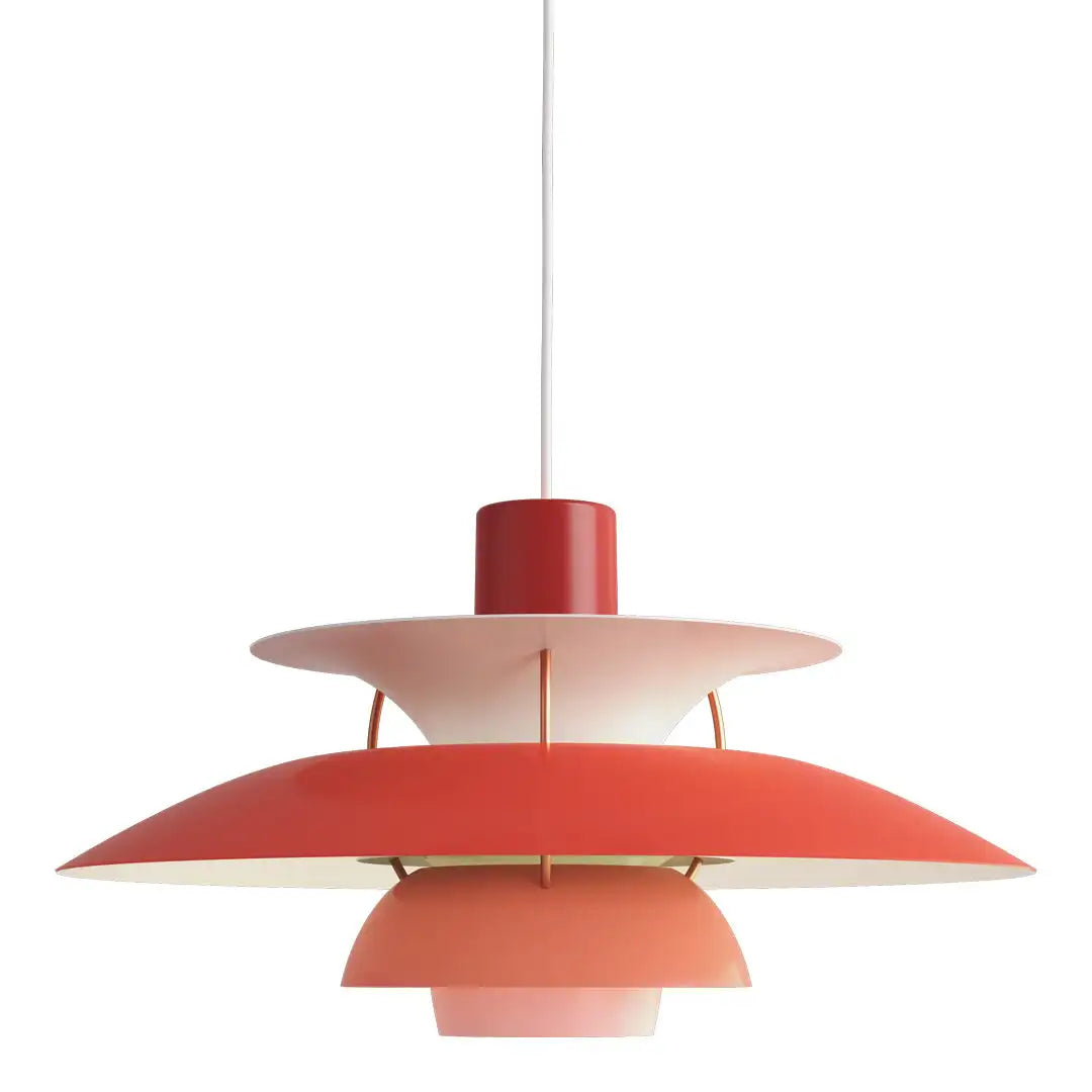 Suspension design scandinave multicouches métal coloré