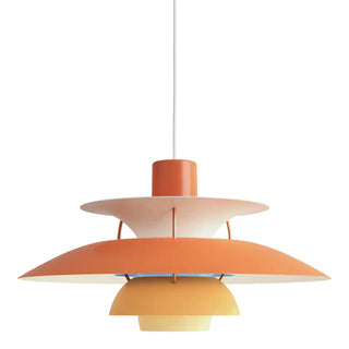 Suspension design scandinave multicouches métal coloré