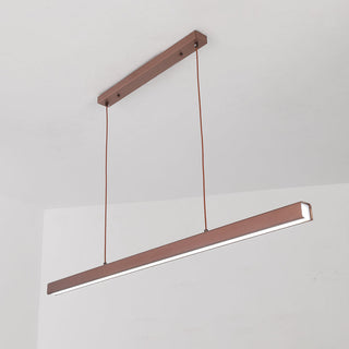 Suspension LED design moderne en métal noir