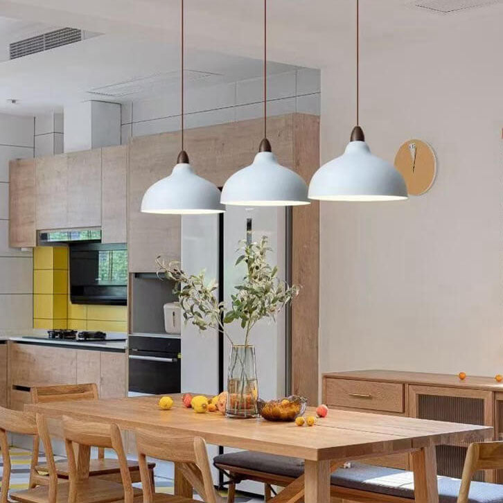 Suspension design métal et bois style japonais minimaliste