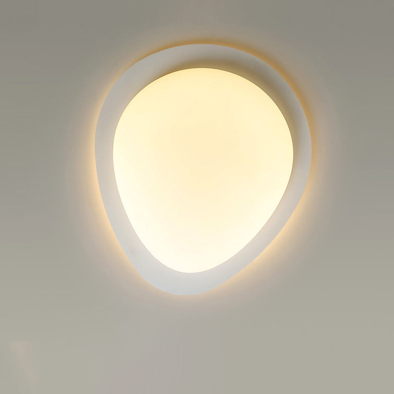 Plafonnier LED scandinave en bois naturel design moderne