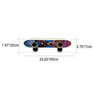 Plafonnier LED design skateboard pour chambre enfant