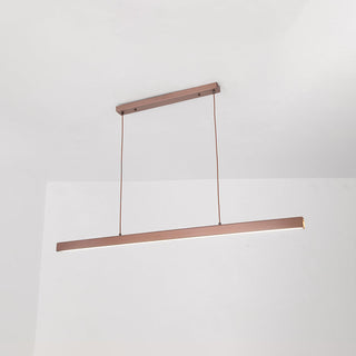 Suspension LED design moderne en métal noir