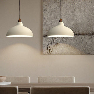 Suspension design métal et bois style japonais minimaliste