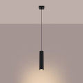 KARBON — suspension cylindrique noire en aluminium