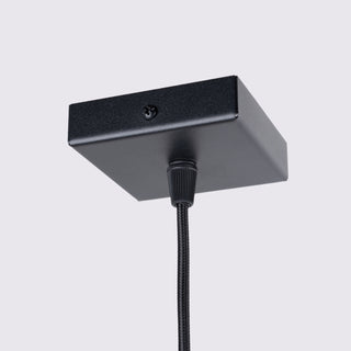KARBON — suspension cylindrique noire en aluminium