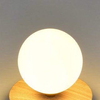 Plafonnier japonais en bois et verre design minimaliste