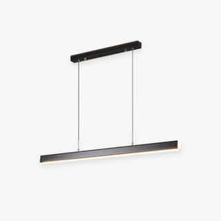 Suspension LED design moderne en métal noir