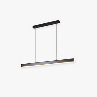 Suspension LED design moderne en métal noir