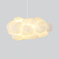 Suspension design LED forme nuage lumineux blanc