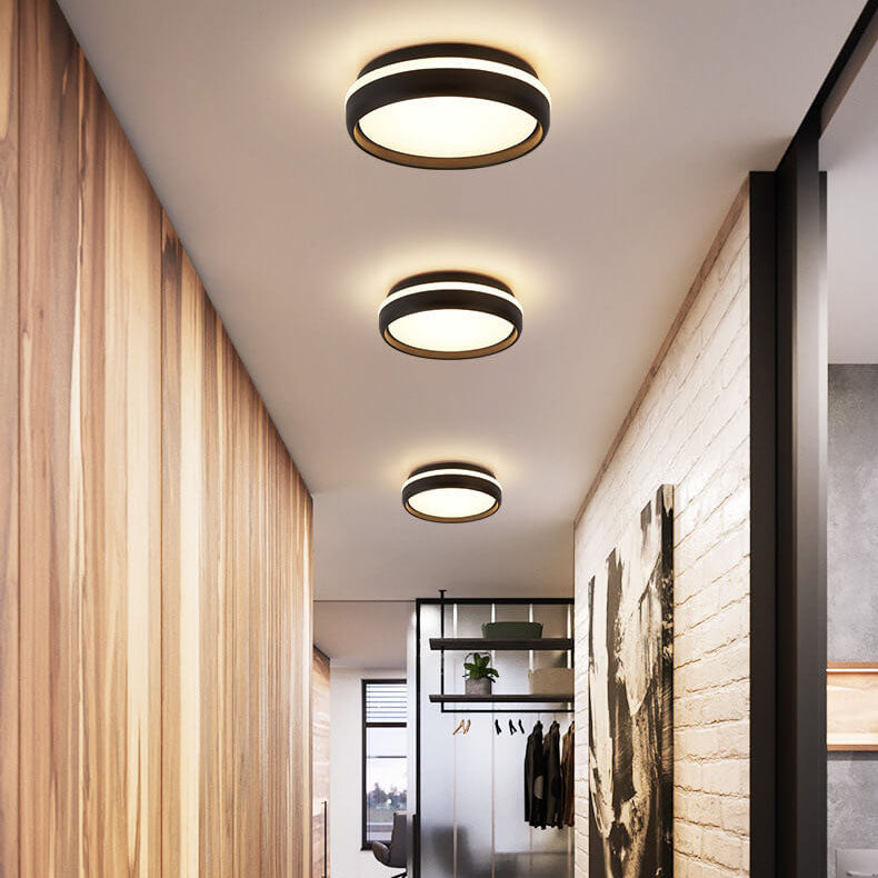 Plafonnier LED moderne style macaron multicolore