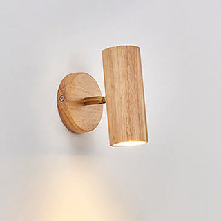 Plafonnier japonais bois massif spots orientables design