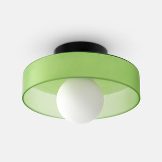 Plafonnier design moderne en verre coloré Sorlin