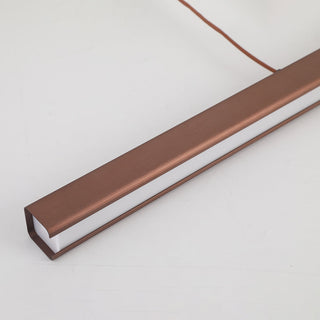Suspension LED design moderne en métal noir