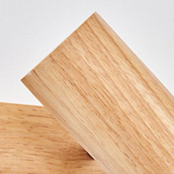 Plafonnier japonais bois massif spots orientables design