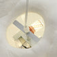 Suspension design LED forme nuage lumineux blanc