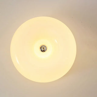 Plafonnier LED nordique en verre jaune moderne