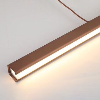 Suspension LED design moderne en métal noir