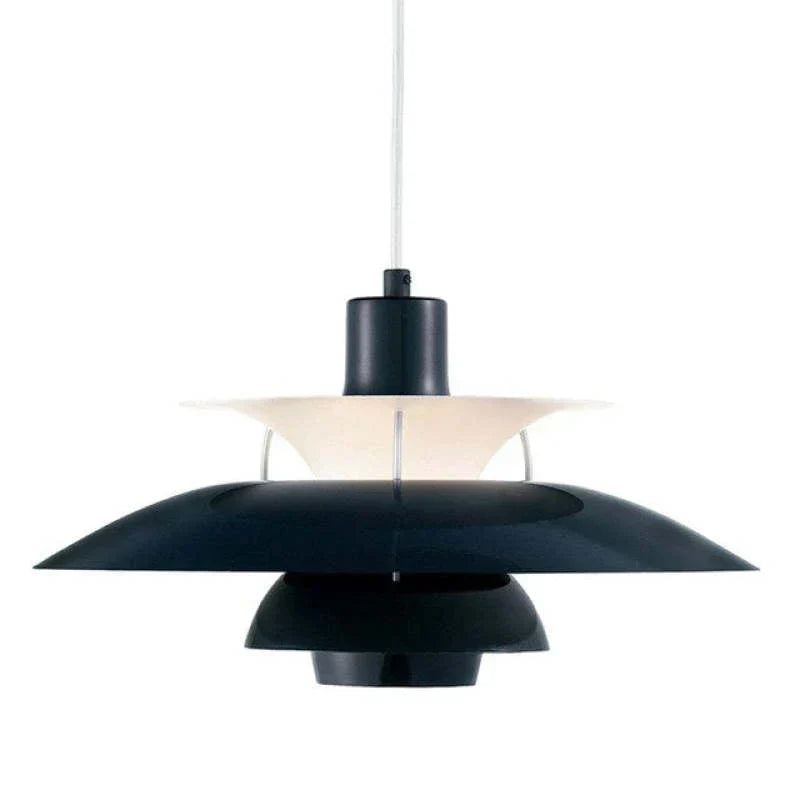 Suspension design scandinave LED métal multicouches