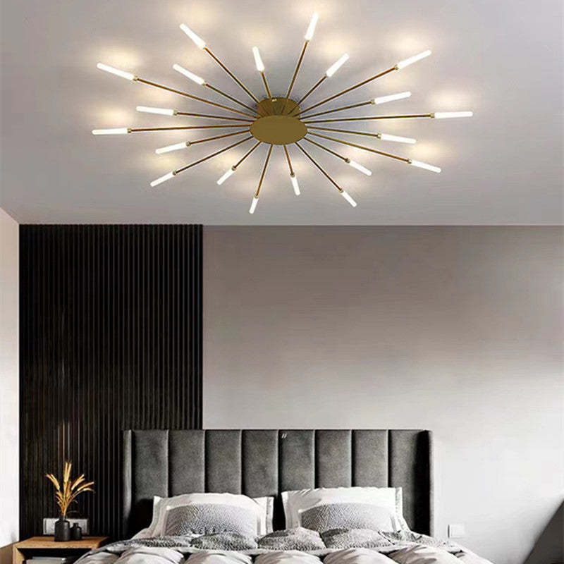 Plafonnier LED design moderne rayons lumineux