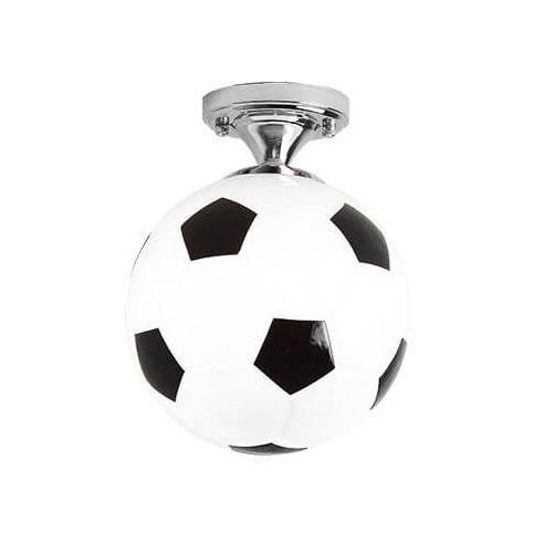 Suspension design ballon de football en verre moderne