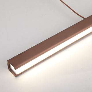 Suspension LED design moderne en métal noir