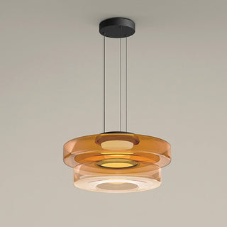 Suspension moderne verre design style Bauhaus