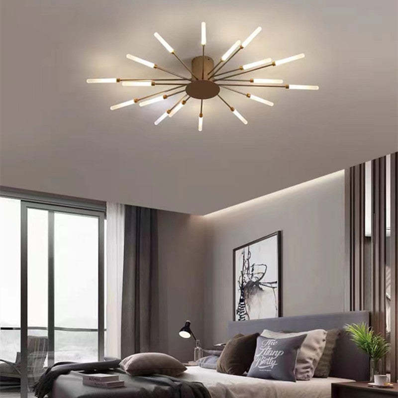 Plafonnier LED design moderne rayons lumineux
