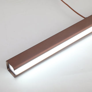 Suspension LED design moderne en métal noir