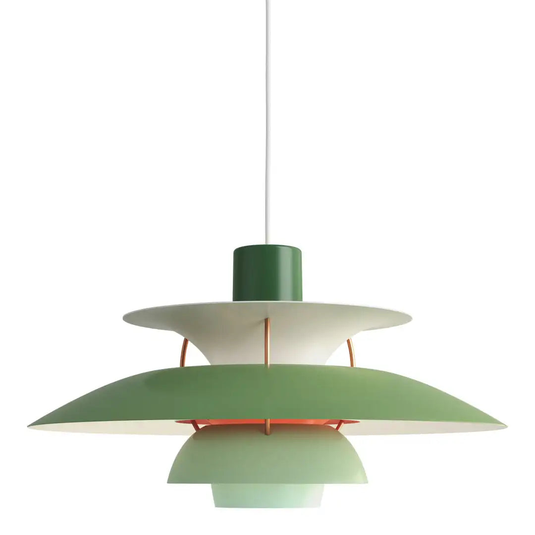 Suspension design scandinave multicouches métal coloré