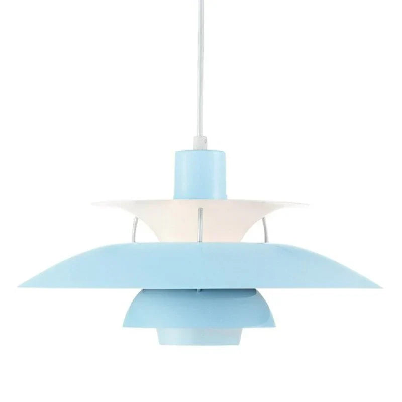 Suspension design scandinave LED métal multicouches