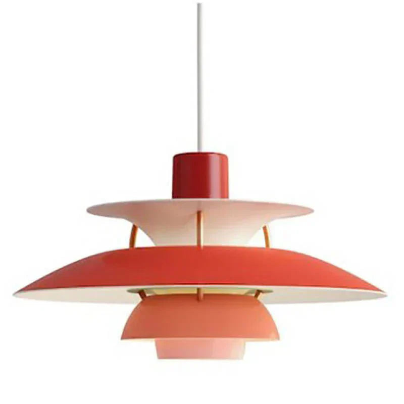 Suspension design scandinave LED métal multicouches