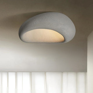 Plafonnier design japonais Wabi-Sabi en résine