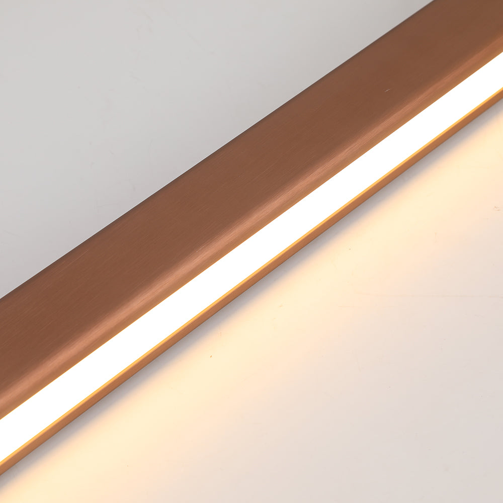 Suspension LED design moderne en métal noir