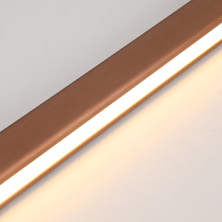 Suspension LED design moderne en métal noir