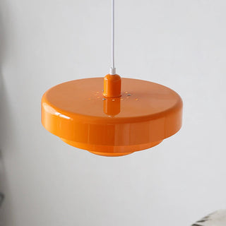 Suspension design moderne métal multicouches colorée